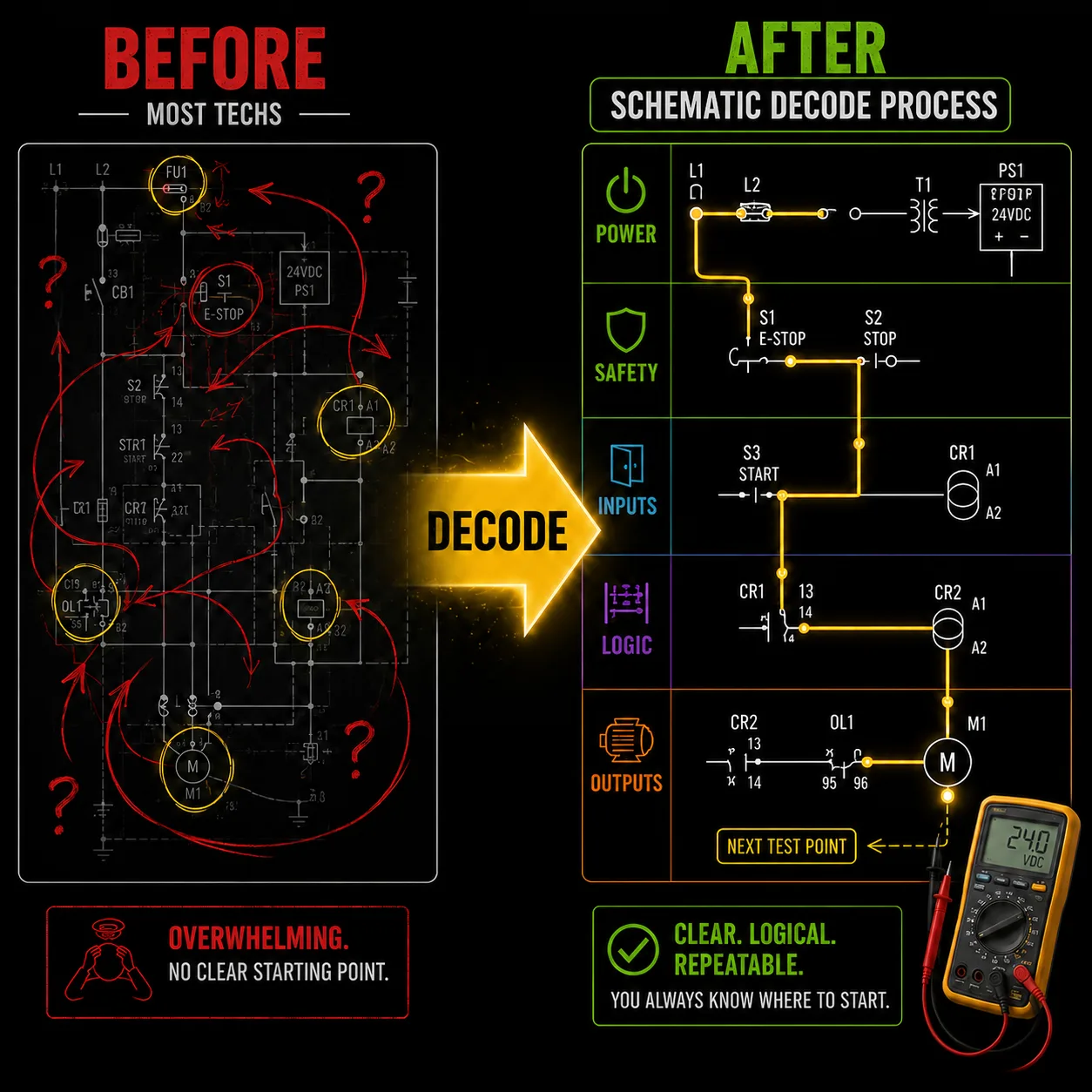 Fault Fixer Schematics — Blueprint Bootcamp module