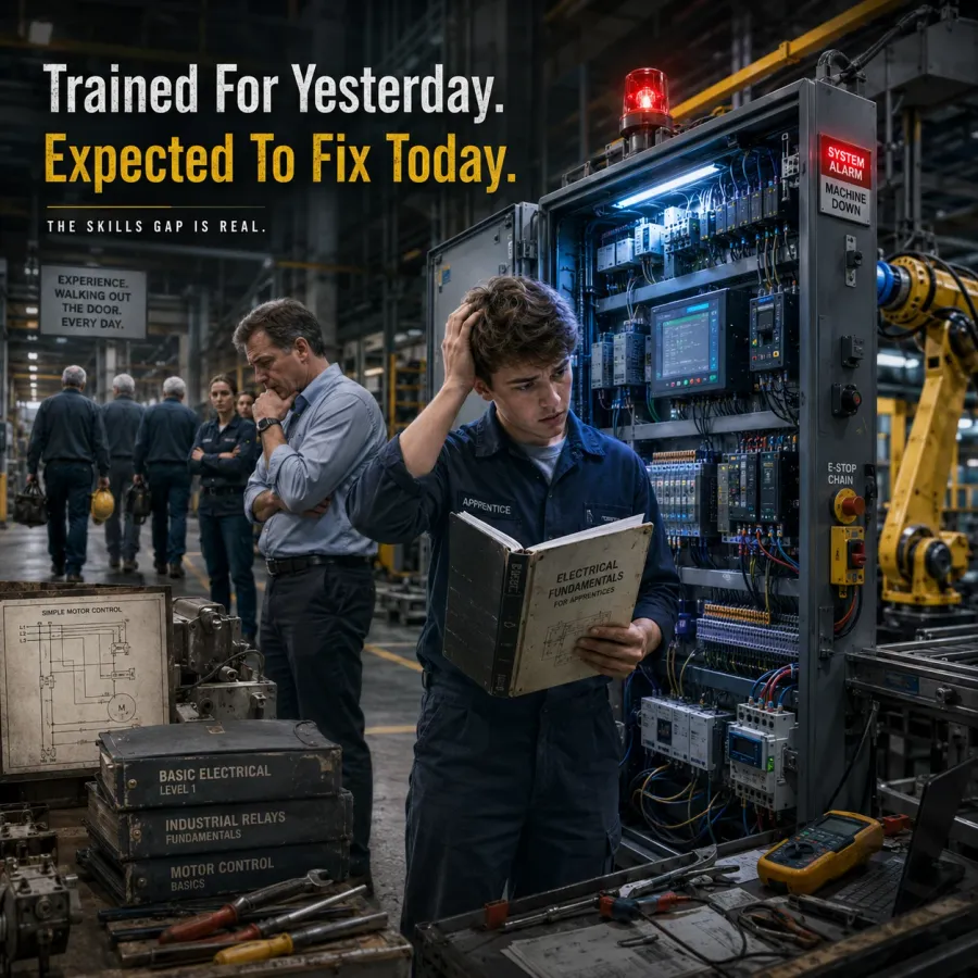 The apprenticeship taught whatever broke that day