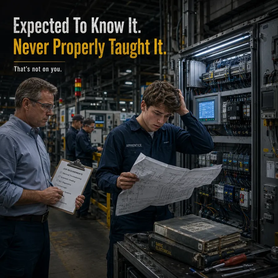 The employer expected it and never taught it