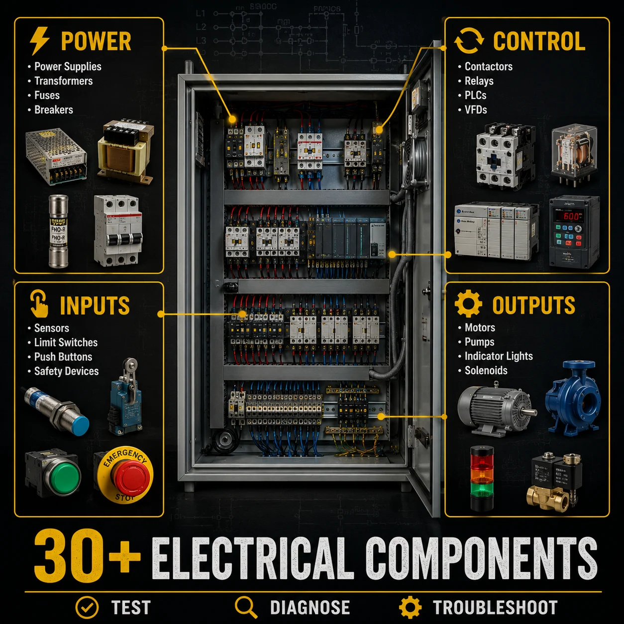Electrical Components rapid testing roadmaps module