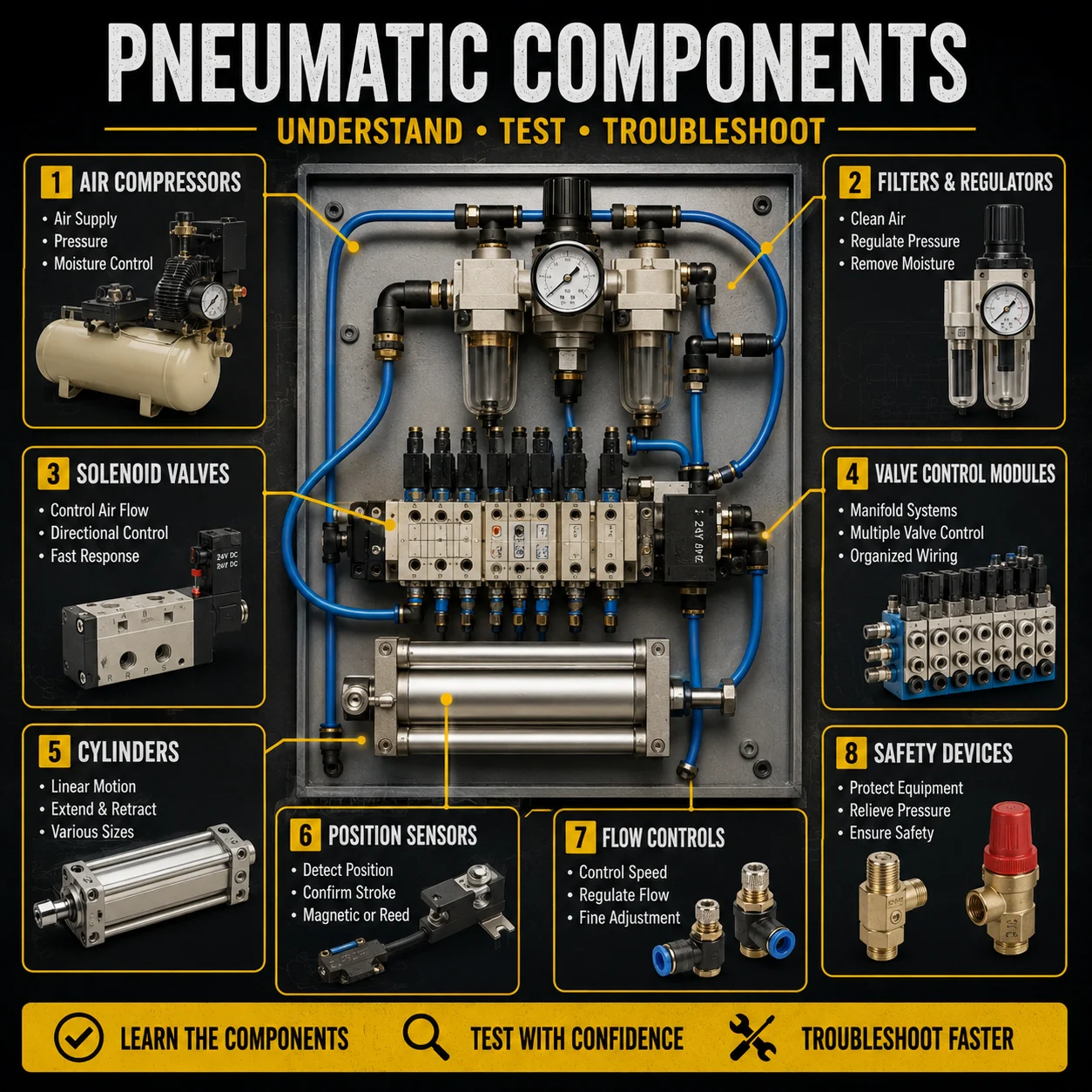Pneumatic Components rapid testing roadmaps module
